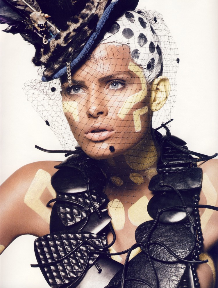 fashion makeup Keith Me 5 750x9901 Inspiring Makeup and Hair from Italian Vogue
